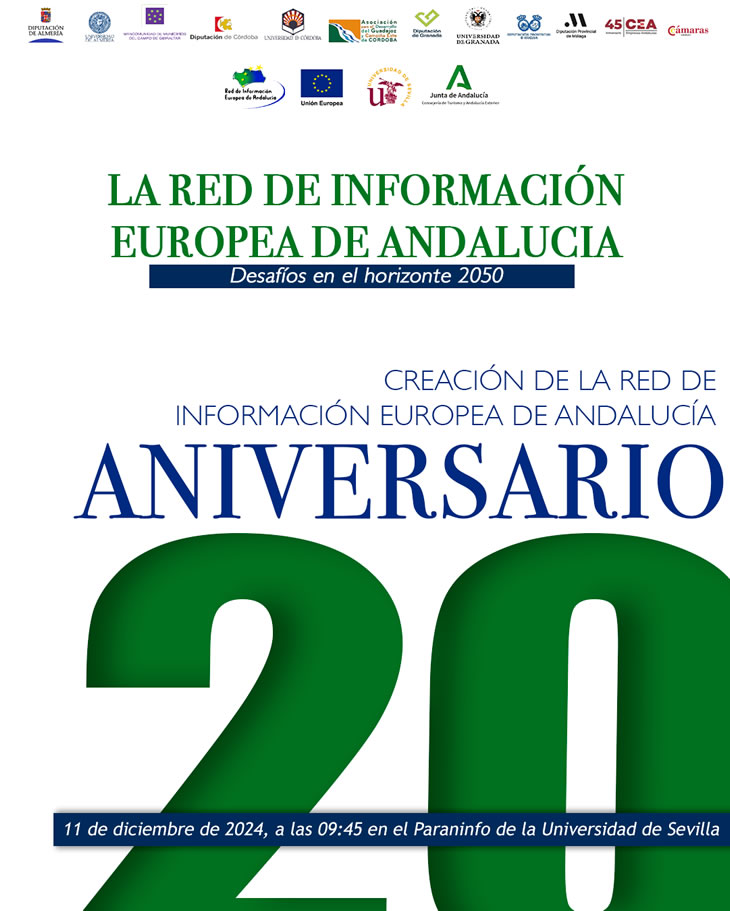 20 Aniversario de la creación de la Red de Información Europea de Andalucía