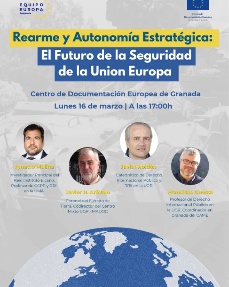 Charla «Rearme y Autonomía Estratégica: El Futuro de la Seguridad de la UE»