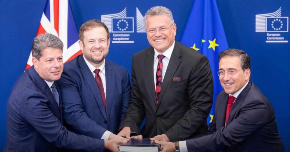 La Comisión Europea firma el Acuerdo entre la UE y el Reino Unido con respecto a Gibraltar