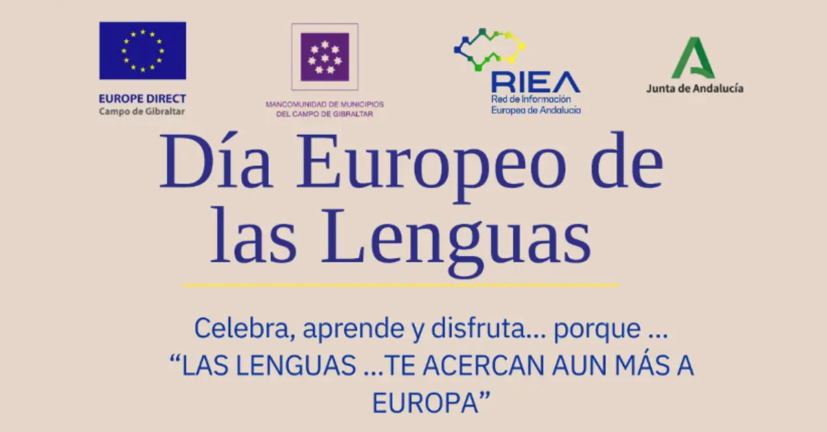 Día de las Lenguas: «Hablar lenguas… te acerca a Europa»